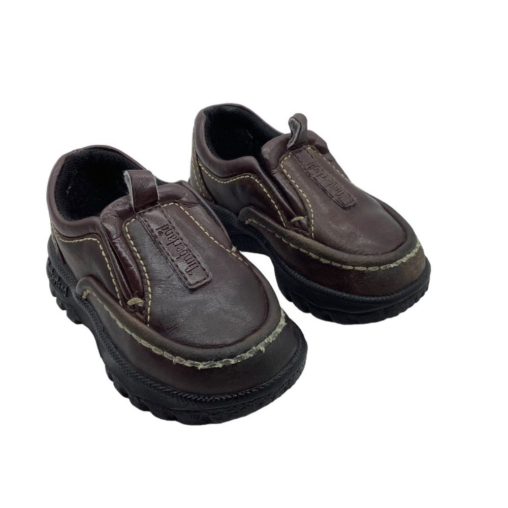 Timberland Homestead Oxford Loafers Shoes Unisex Toddler 6M Brown Leather